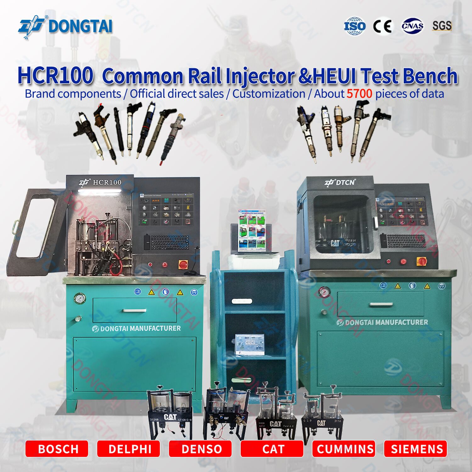 HCR100 Common Rail Injector Test Bench